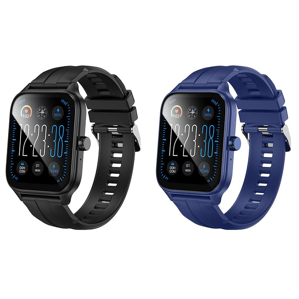Montre connectée HOCO Y27 – Écran 1,95" TFT – Appels Bluetooth – IPX4 – Bleue